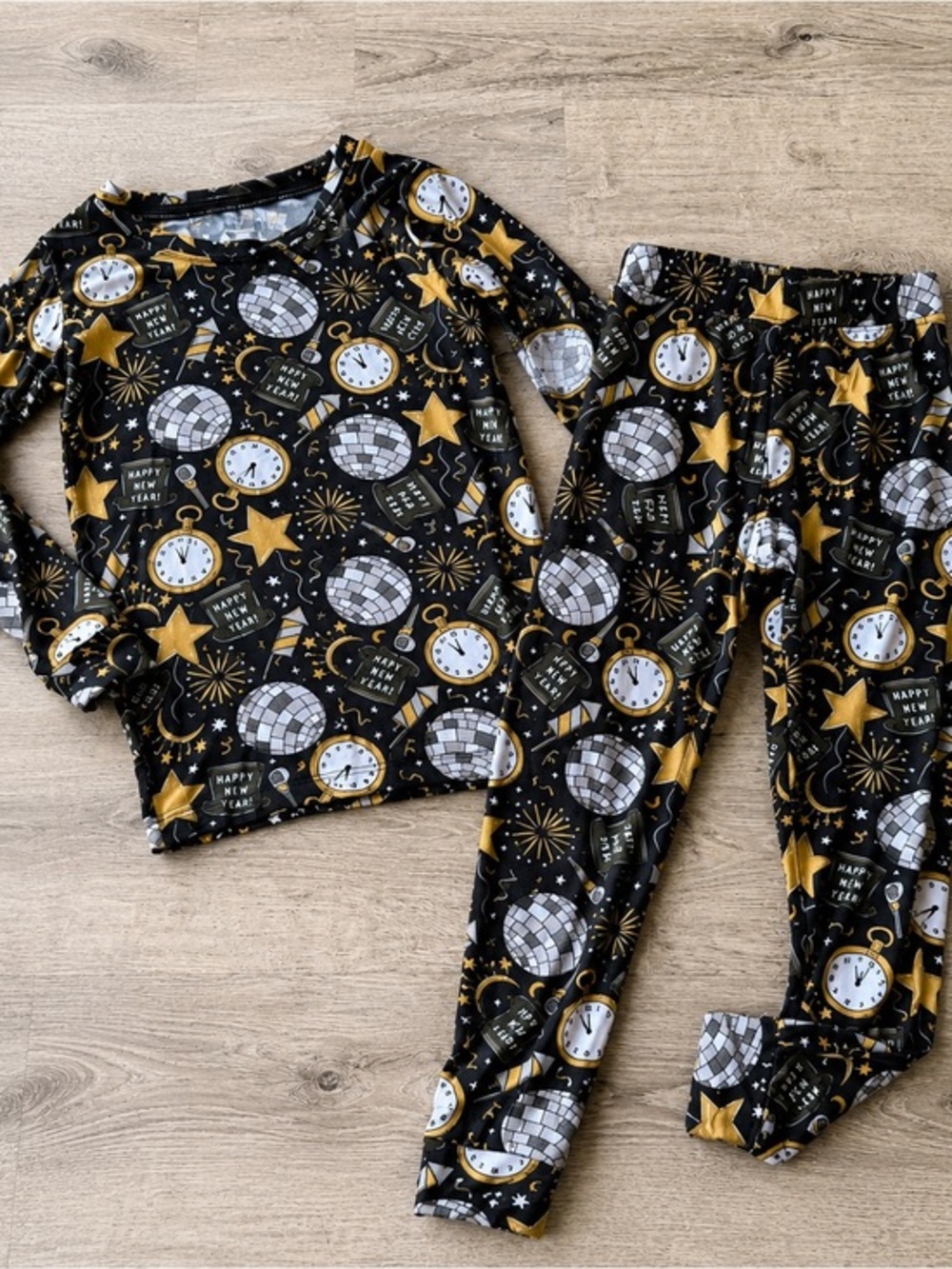 Dream Big Little Bamboo Pajama Set 2T 2 Piece New Year Viscose Toddler